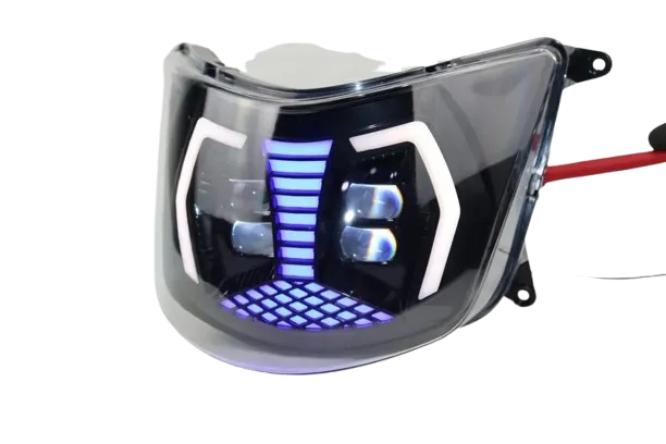 [DC_00600] farola led 4 luces - BOXER-PLATINO CT 100  MOTO LED