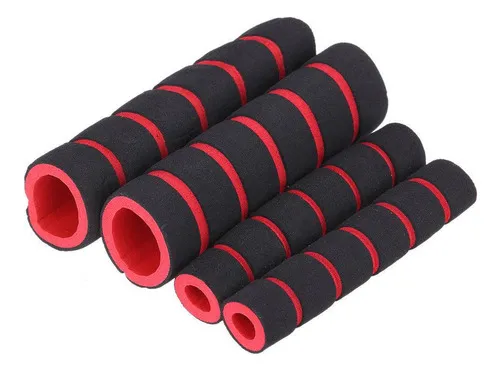 manubrios esponja negro-rojo - UNIVERSAL - GENERICO