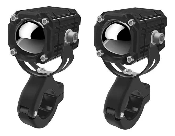 [DC_00604] Exploradora led cuadrada 1.lupa strover blaca-amarilla - MOTOLED