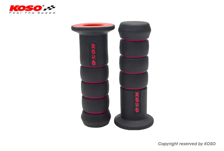 Manubrios negro-rojo - universal - KOSO